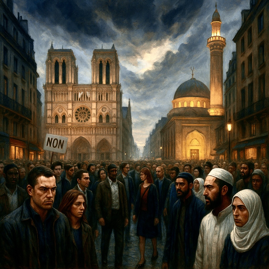 המשבר המתעצם בין האסלם לנצרות בצרפת