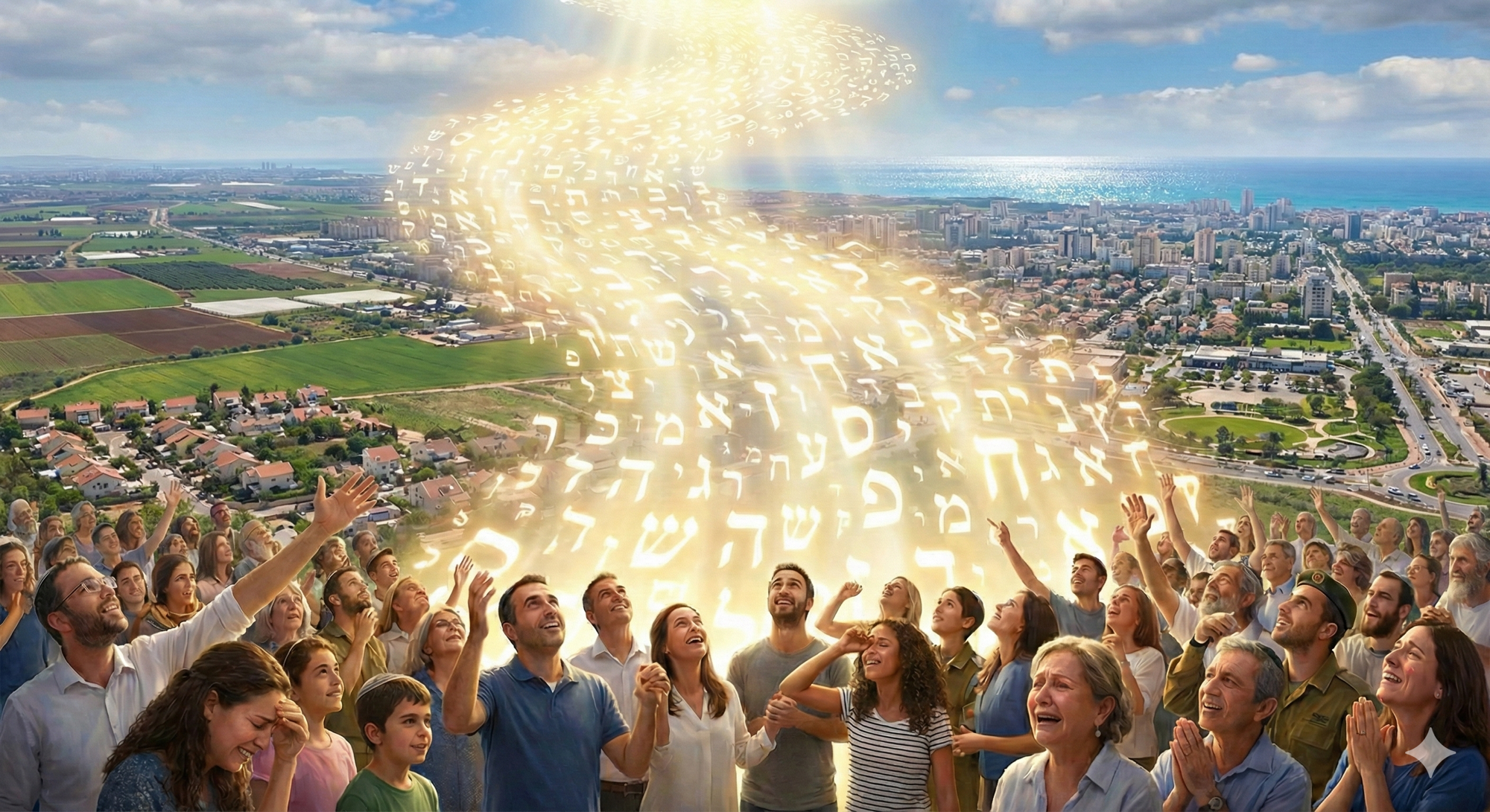 מפגש עם האור דרך האותיות